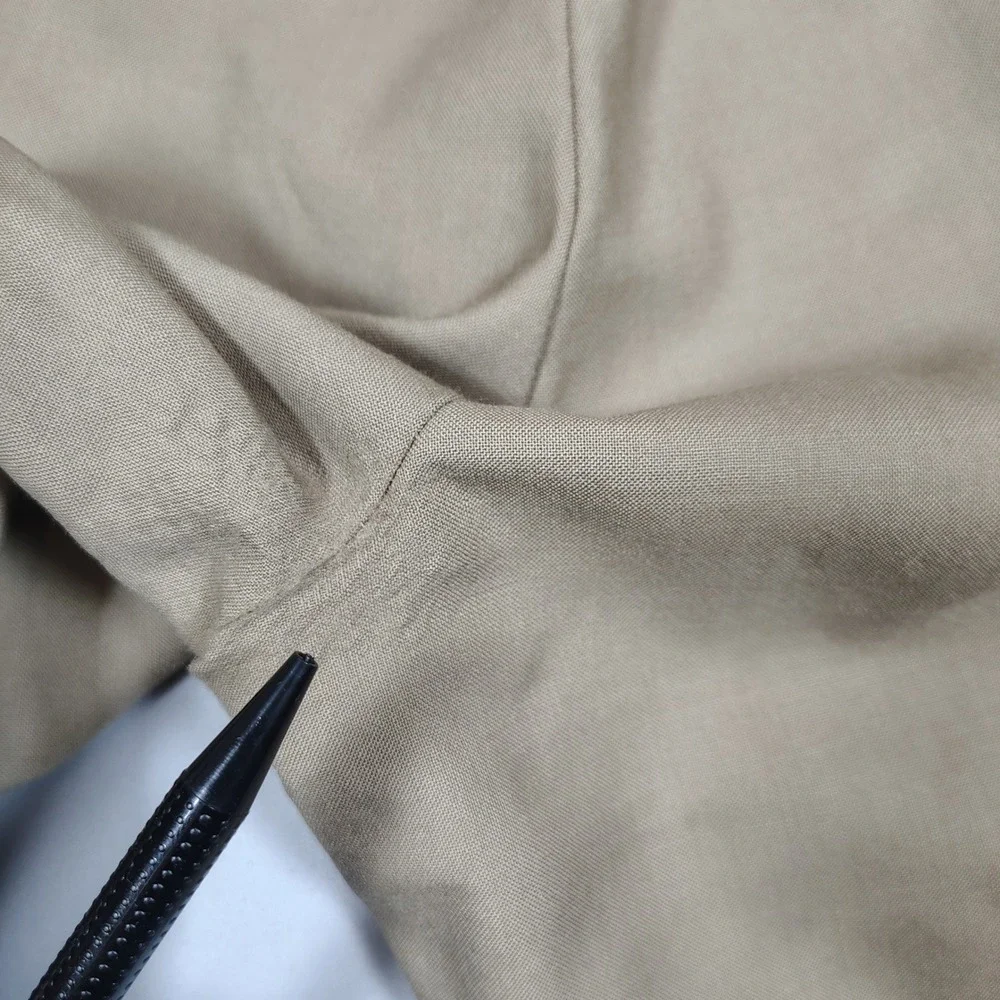 Lauren Ralph Lauren Dress‎ Pants Mens 33x27 Tan Slim Fit Solid 100% Wool
